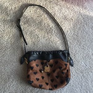 Burberry Prorsum heart print bag